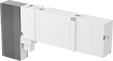Image of Product. Front orientation. Directional Control Valves. Modular Air Directional Control Valves with Air and Electrical Manifolds , 4 Way.