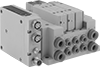 Modular Air Directional Control Valves with Air and Electrical Manifolds