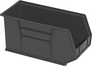 Image of Product. Front orientation. Bins. Hangable Plastic Bins.