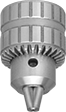Image of Product. Front orientation. Drill Chucks. Thread-Mount Drill Chucks for Hammer Drills, Keyed Chuck.