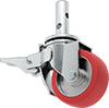 Stem Casters with Mounting Holes for Scaffolds 