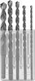 Image of Product. Front orientation. Drill Bits. Carbide-Tipped Drill Bit Sets for Masonry and Concrete, Round Shank for Hammer and Rotary Drilling.