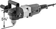 Image of Product. Front orientation. Contains Annotated. Drills. Makita Angled-Head Electric Drills, Style B.
