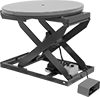 Turntable-Top Electric Stationary Lift Tables