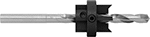 Image of ProductInUse. Shown Installed on Counterbore and Drill Bit. Side1 orientation. Contains MultipleImages. Countersink and Counterbore Depth Stops.