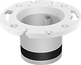 Image of Product. Front orientation. Toilet Mounts. Toilet Mounting Flanges, Style D.