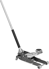 Image of Product. Front orientation. Jacks. Hydraulic Jacks with Wheels, Flat Saddle.