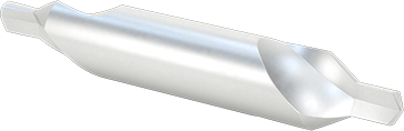 Image of Product. Front orientation. Center Drill, High-Speed Steel, 60 Degree Countersink, Trade Size 5, 2-3/4" Overall Length .