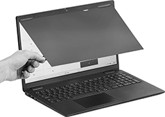 Image of ProductInUse. Front orientation. Screen Privacy Filters. For Laptop Screens.