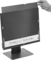 Image of ProductInUse. Front orientation. Screen Privacy Filters. For Monitor Screens.
