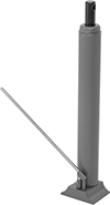 Image of Product. Back orientation. Jacks. Hand-Operated Tall-Body Hydraulic Bottle Jacks.