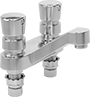 Image of Product. Style D. Front orientation. Sink Faucets. Automatic Shutoff Sink Faucets, Sink Mount/Bottom Inlet—Delayed Shut-Off, Style D.