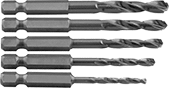 Image of Product. Front orientation. Drill Bits. Quick-Change Hex High-Speed Steel Drill Bit Sets.