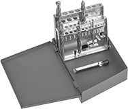 Image of Product. Front orientation. Drill Bits. Carbide Drill Bit Sets, Jobbers' Length.