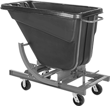 Image of Product. Front orientation. Hoppers. Mobile Hoppers, Polyethylene Body.