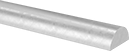 Image of Product. Front orientation. Steel. Multipurpose Low-Carbon Steel Half Rounds.
