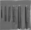 Chip-Clearing Round-Shank Masonry Drill Bit Sets for Rotary Hammers