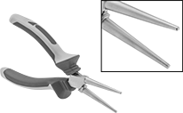 Image of Product. Front orientation. Contains Inset. Wire-Forming Pliers. Electrically Insulating Wire-Forming Pliers .