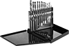 Left-Hand High-Speed Steel Drill Bit Sets