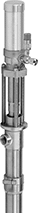 Image of Product. Front orientation. Drum Pumps. High-Pressure Air-Powered Drum Pumps for Chemicals.
