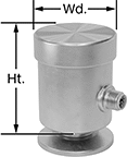 Image of Product. Front orientation. Contains Annotated. Pressure Transmitters. Sanitary Pressure Transmitters.