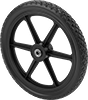 Spoked Hollow-Tread Flat-Free Wheels