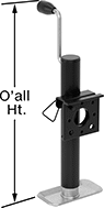Image of Product. Side Handle Style F. Front orientation. Contains Annotated. Jacks. Leveling Jacks, Style F.