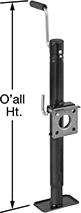 Image of Product. Side Handle Style A. Front orientation. Contains Annotated. Jacks. Leveling Jacks, Style A.