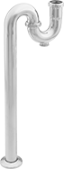 Image of Product. Front orientation. Sink Drain Traps. Sink Drain Traps with Cleanout Plug, Chrome-Plated Brass, S-Trap.