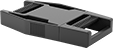 Image of ProductInUse. Front orientation. Webbing Buckles. Light Duty Webbing Buckles, Squeeze-Release Buckle, Style D.
