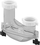Image of Product. Front orientation. Sink Drain Traps. Easy-Clean J-Bends.