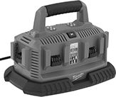 Image of Specification. Front orientation. 48-59-1806. Milwaukee Cordless Tool Battery Chargers.
