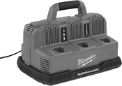 Image of Specification. Front orientation. 48-59-1807. Milwaukee Cordless Tool Battery Chargers.