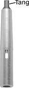Image of Product. Front orientation. Contains Annotated. Machine Taper Shank Adapters. Morse Taper Shank Size Adapters, Extension Adapters.