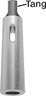 Image of Product. Front orientation. Contains Annotated. Machine Taper Shank Adapters. Morse Taper Shank Size Adapters, Adapters.