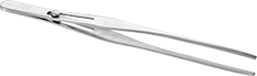 Image of Product. Front orientation. Tweezers. Locking Tweezers, Slim Square Tips.