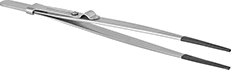 Image of Product. Front orientation. Tweezers. Locking Tweezers, Standard Round Tips.