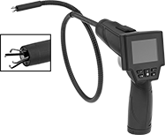 Image of Product. Front orientation. Contains Inset. Retrievers. Flexible-Shaft Claw Retrievers with Video Scope for Small Parts.