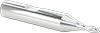 High-Speed Steel Square End Mills for Aluminum, Brass, and Bronze