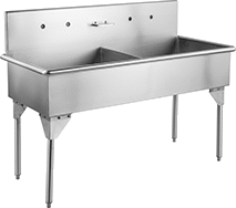 Image of Product. Front orientation. Sinks. Freestanding Sinks, Style F.