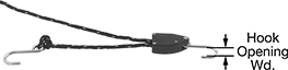 Image of Product. Front orientation. Contains Annotated. Ratchet Straps. Quick-Tighten Tie Down Ropes.