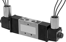 Image of Product. Double Solenoid. Front orientation. Double Solenoid. Hazardous Location Electrically Operated Air Directional Control Valves.