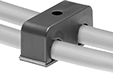 Image of ProductInUse. Front orientation. Routing Clamps. Multiline Block Routing Clamps.