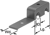 Image of Product. Shown with Arm Open. Front orientation. Contains Annotated. Routing Clamps. Multiline Block Routing Clamps.