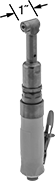 Image of Product. Front orientation. Contains Annotated. Drills. Heavy Duty Air-Powered Drills, Style D.