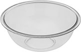 Image of Product. Front orientation. Bowls. Glass.