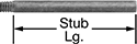 Image of Attribute. Front orientation. Contains Annotated. Turnbuckles. Unthreaded Stub End Fittings for Turnbuckles—Not for Lifting.