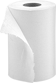 Image of Product. Front orientation. Paper Towels. Continuous Roll.