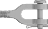 Clevis End Fittings for Turnbuckles—Not for Lifting