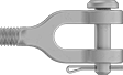 Image of Product. Front orientation. Turnbuckles. Clevis End Fittings for Turnbuckles—For Lifting.